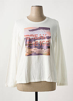 T-shirt manches longues manches longues beige S.OLIVER femme