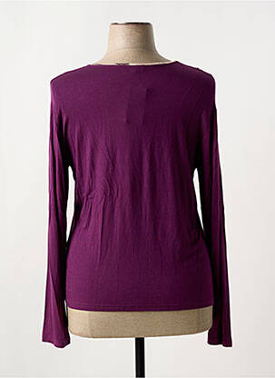 T-shirt manches longues manches longues violet PRUNELLE femme