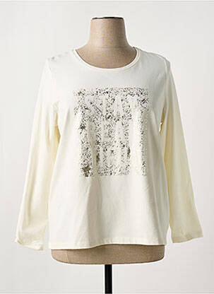 T-shirt manches longues manches longues beige SIGNE NATURE femme