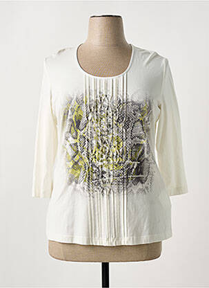 T-shirt manches 3/4 manches 3/4 beige GERRY WEBER femme