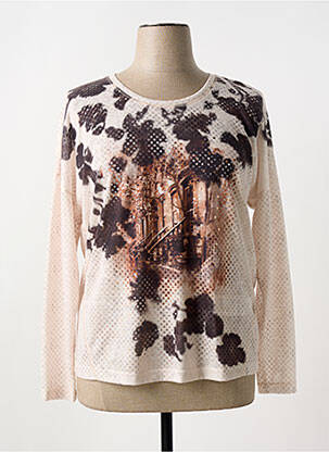 T-shirt manches longues manches longues beige TAIFUN femme