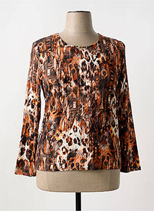 T-shirt manches longues manches longues orange GEVANA femme