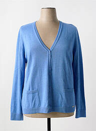 Gilet manches longues stretch bleu DANEVA femme