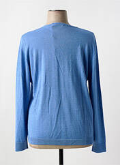 Gilet manches longues bleu DANEVA pour femme seconde vue