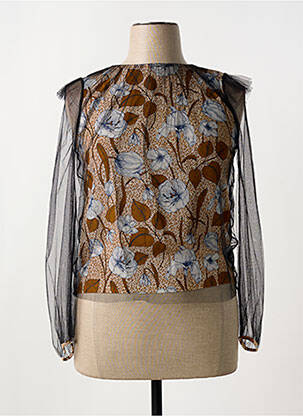 Top noir COP COPINE pour femme