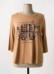 T-shirt marron BETTY BARCLAY pour femme seconde vue