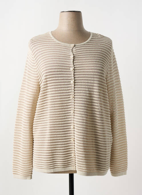 Gilet manches longues beige GERRY WEBER pour femme