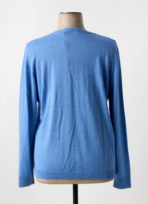 Gilet manches longues bleu DANEVA pour femme