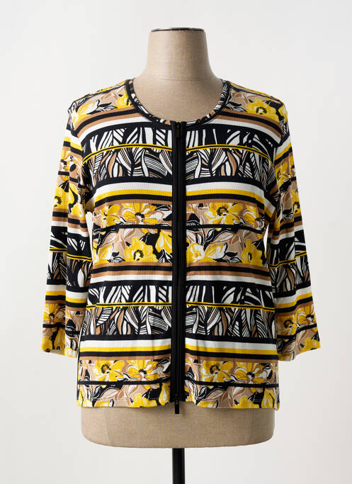 Gilet manches longues jaune BETTY BARCLAY pour femme