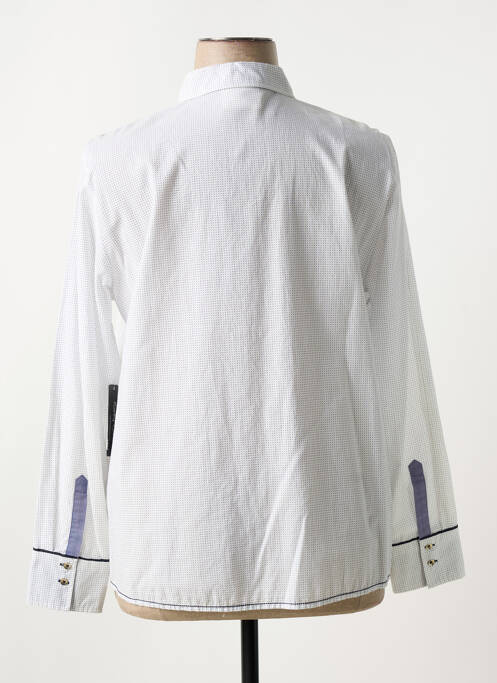 Chemisier coupe droite manches longues bleu BETTY BARCLAY femme