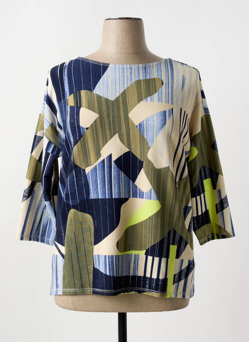 Pull col bateau manches 3/4 vert BETTY BARCLAY femme