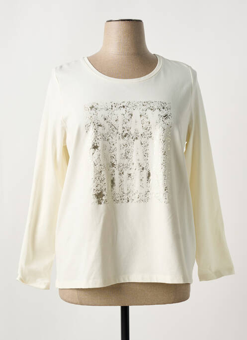 T-shirt beige SIGNE NATURE pour femme