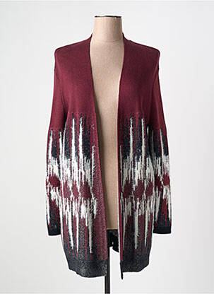 Gilet manches longues col v violet GERRY WEBER femme