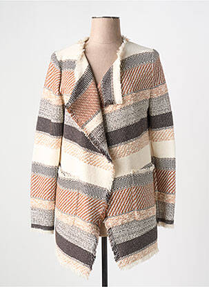 Gilet manches longues maille tricot beige TAIFUN femme