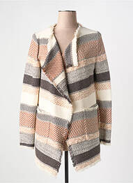 Gilet manches longues maille tricot beige TAIFUN femme