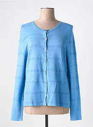 Gilet manches longues fermeture boutonnée sur le devant bleu GERRY WEBER femme