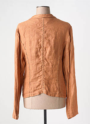 Veste casual coupe cintrée orange LA FEE MARABOUTEE femme