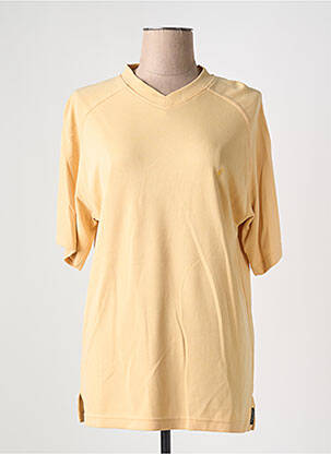 T-shirt coupe droite manches courtes jaune GENTLEMAN FARMER femme