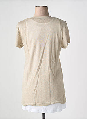 T-shirt coupe cintrée manches courtes beige GERRY WEBER femme