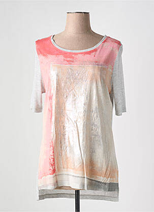 T-shirt imprimé fantaisie manches courtes rose BETTY BARCLAY femme