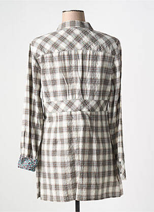 Chemisier coupe cintrée manches longues gris BETTY BARCLAY femme