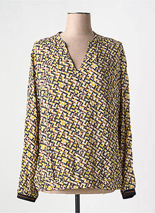 Blouse imprimé fantaisie manches longues jaune BETTY BARCLAY femme