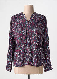 Blouse imprimé fantaisie manches longues violet S.OLIVER femme
