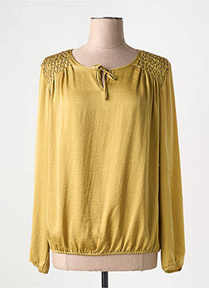 Blouse col rond manches longues vert GERRY WEBER femme