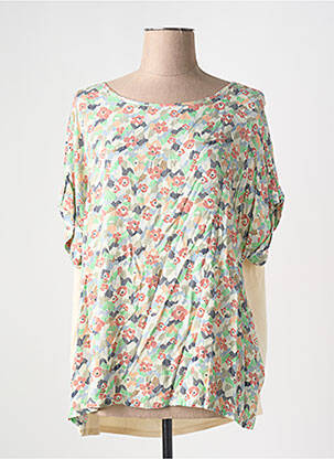 T-shirt imprimé fantaisie manches courtes vert S.OLIVER femme