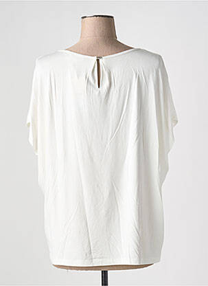 T-shirt sérigraphie floquée manches courtes blanc S.OLIVER femme