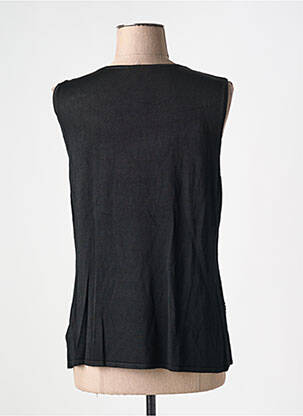 Top stretch sans manche noir HUCKE WOMAN femme