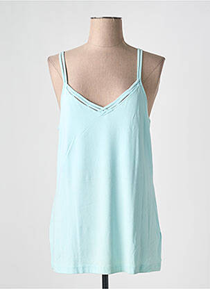 Débardeur col v sans manche bleu GERRY WEBER femme