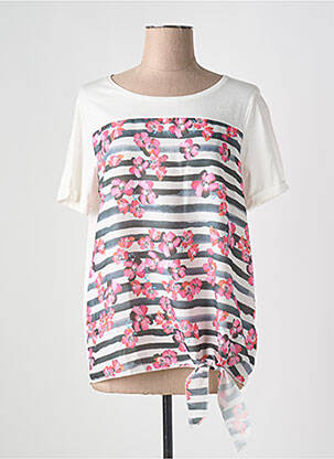 T-shirt coupe droite manches courtes rose STREET ONE femme