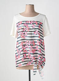 T-shirt coupe droite manches courtes rose STREET ONE femme