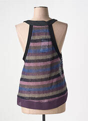 Gilet sans manche violet MADO ET LES AUTRES pour femme seconde vue