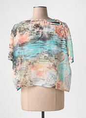 Gilet manches courtes beige CHRISTINE LAURE pour femme seconde vue