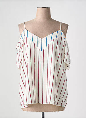 Top blanc COP COPINE pour femme