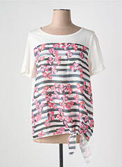 T-shirt rose STREET ONE pour femme seconde vue