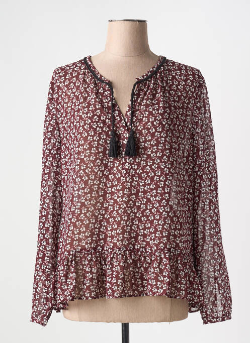 Blouse rouge TAIFUN pour femme