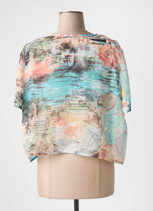 Gilet manches courtes beige CHRISTINE LAURE pour femme