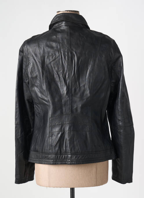 Veste en cuir noir OAKWOOD pour femme