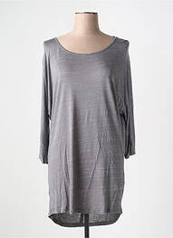 Tunique manches longues col rond gris STREET ONE femme