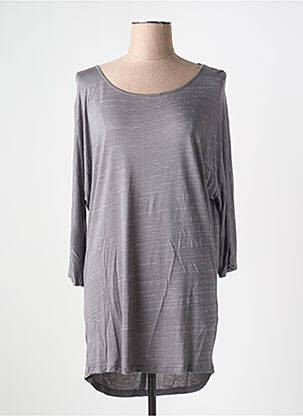 Tunique manches longues col rond gris STREET ONE femme