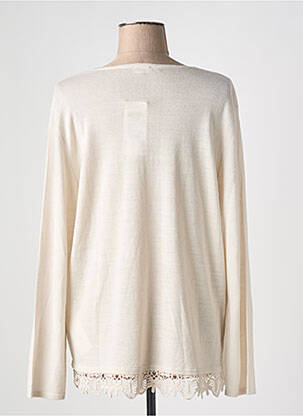 Pull tunique stretch manches longues beige GERRY WEBER femme