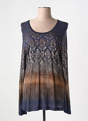 T-shirt manches longues manches longues bleu GERRY WEBER femme