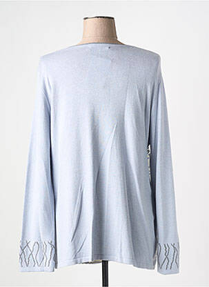 Pull coupe droite manches longues gris I.ODENA femme