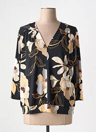 Blouse imprimé fleurs manches 3/4 noir BETTY BARCLAY femme
