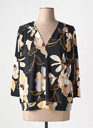 Blouse imprimé fleurs manches 3/4 noir BETTY BARCLAY femme