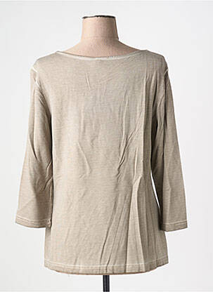 T-shirt manches 3/4 manches 3/4 marron GERRY WEBER femme