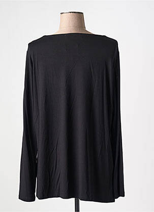 T-shirt manches longues manches longues noir CHRISTINE LAURE femme